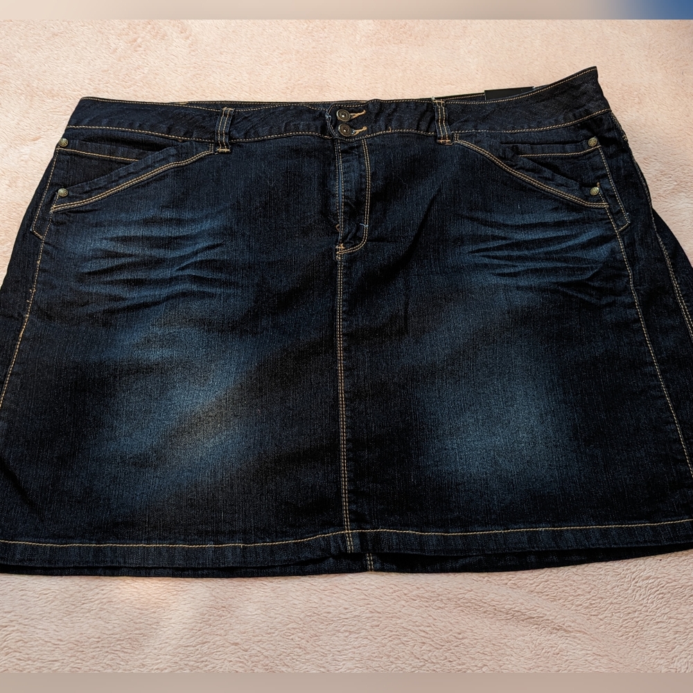 26W Lane Bryant Denim Skort with built in shorts